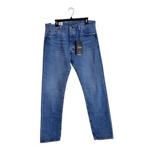 NWT Levi's Premium 501 '93 Straight Jeans Men's 34x34 Medium Wash Button Fly